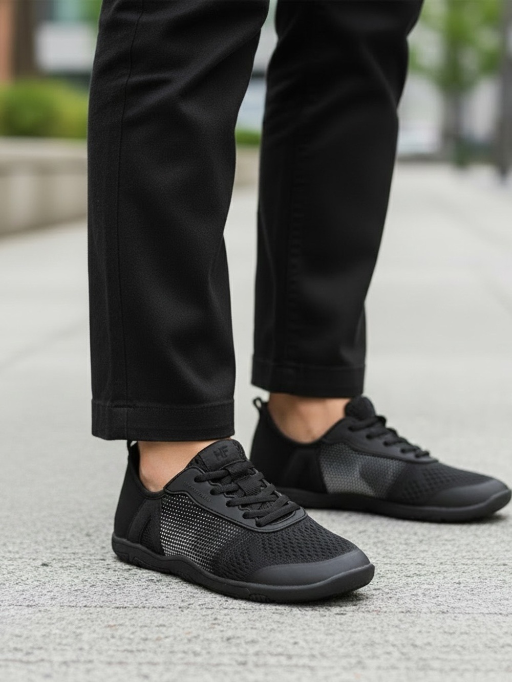 Hike Footwear HF Stride Hands Free Barefoot Shoes Black Women 10 Men 8 NWT - Picture 2 of 13